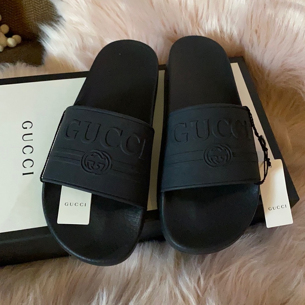 Gucci signature slides